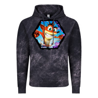 Cloud Black CRASH BANDICOOT LEGENDS Vintage Hoodie - linhVisuals