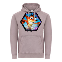 Vintage Zinc CRASH BANDICOOT LEGENDS Vintage Hoodie - linhVisuals