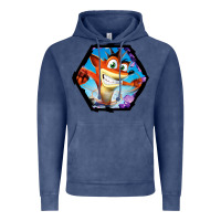 Vintage Denim CRASH BANDICOOT LEGENDS Vintage Hoodie - linhVisuals