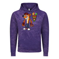 Cloud Purple CRASH BANDICOOT Vintage Hoodie - linhVisuals