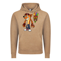 Vintage Coffee CRASH BANDICOOT Vintage Hoodie - linhVisuals