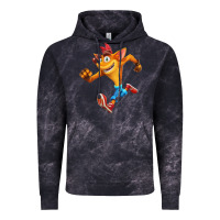 Cloud Black CRASH BANDICOOT Vintage Hoodie - linhVisuals