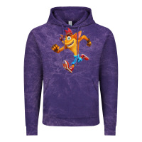 Cloud Purple CRASH BANDICOOT Vintage Hoodie - linhVisuals