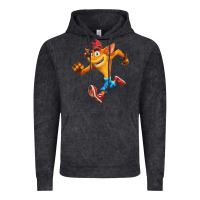 Vintage Black CRASH BANDICOOT Vintage Hoodie - linhVisuals