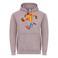 Vintage Zinc CRASH BANDICOOT Vintage Hoodie - linhVisuals