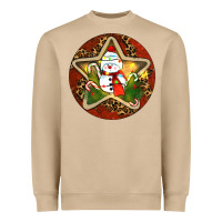 Mushroom Snowman Christmas Heavyweight Sweatshirt - RanaPortraitStore