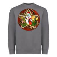Storm Snowman Christmas Heavyweight Sweatshirt - RanaPortraitStore