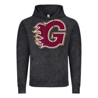 Vintage Black guildford flames Vintage Hoodie - linhVisuals