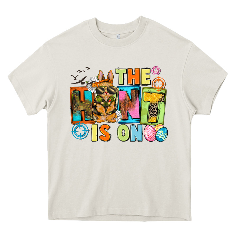 The Hunt Is On Easter Day Heavy Core Tee by CowGirlArtShop | Teevron
