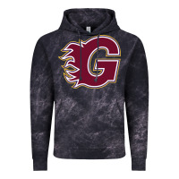 Cloud Black guildford flames Vintage Hoodie - linhVisuals