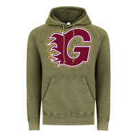 Vintage Olive guildford flames Vintage Hoodie - linhVisuals