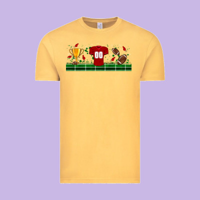 Trophy Cup American Football Uniform Libbey Glass Vintage Tee Designed By Bundleandbundleshop