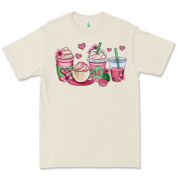 Bone valentines day coffee cups Premium Tee - OliviaCreatesArt