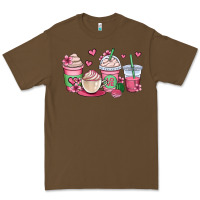 Cacao valentines day coffee cups Premium Tee - OliviaCreatesArt