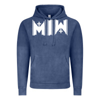 Vintage Denim Motionless In White Vintage Hoodie - linhVisuals