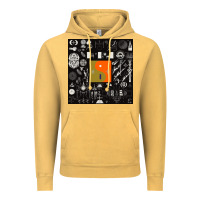 Vintage Mustard nice bon -iver symbol Vintage Hoodie - linhVisuals