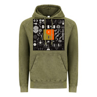 Vintage Olive nice bon -iver symbol Vintage Hoodie - linhVisuals