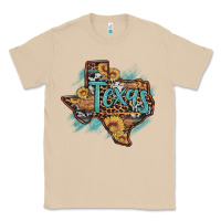 Mushroom leopard cowhide sunflower texas map Classic Tee - Artiststas