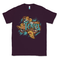 Plum leopard cowhide sunflower texas map Classic Tee - Artiststas