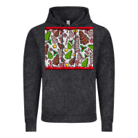 Vintage Black Christmas Cakes Vintage Hoodie - CowhideDigitalArt