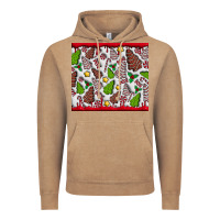Vintage Coffee Christmas Cakes Vintage Hoodie - CowhideDigitalArt