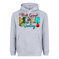 Heather Grey y'all gonna learn today Heavyweight Hoodie - RanaPortraitStore