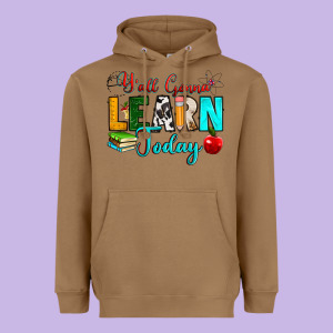 Y'all Gonna Learn Today Heavyweight Hoodie Designed By Ranaportraitstore
