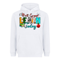 White y'all gonna learn today Heavyweight Hoodie - RanaPortraitStore