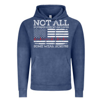 Vintage Denim nurses not all superheroes wear caps some wear scrubs nurse supportive Vintage Hoodie - linhVisuals