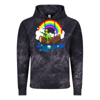Cloud Black the rainbow connection Vintage Hoodie - linhVisuals