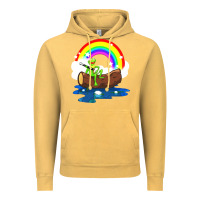 Vintage Mustard the rainbow connection Vintage Hoodie - linhVisuals