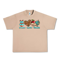 Burro peace love teach Urban Heavy Tee - BundleAndBundleShop