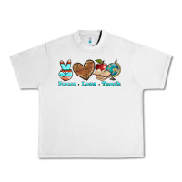 Lunar Rock peace love teach Urban Heavy Tee - BundleAndBundleShop
