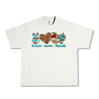 Pistachio peace love teach Urban Heavy Tee - BundleAndBundleShop