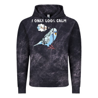 Cloud Black parakeet bird biting finger funny i only look calm Vintage Hoodie - linhVisuals