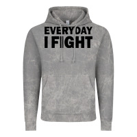 Cloud Rock everyday i fight Vintage Hoodie - linhVisuals