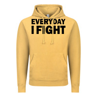 Vintage Mustard everyday i fight Vintage Hoodie - linhVisuals
