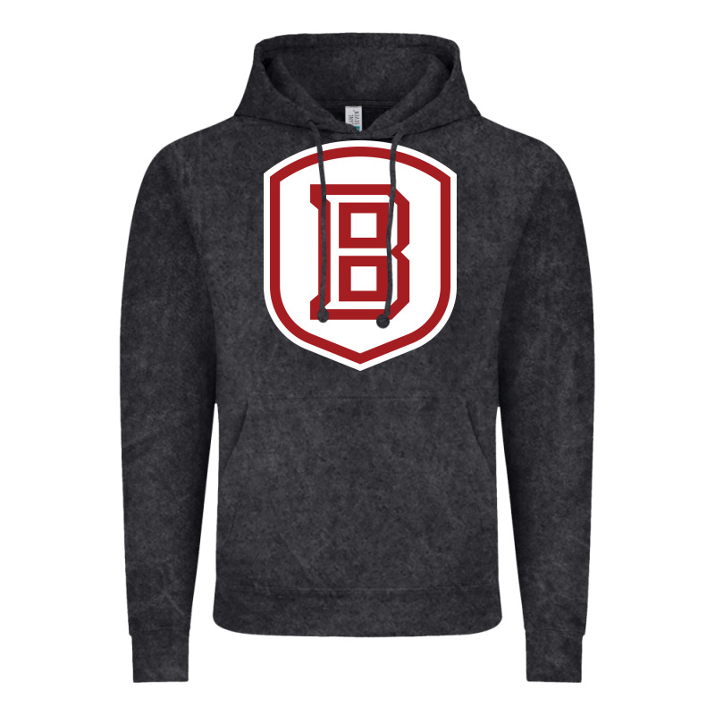 Bradley University Athletics Vintage Hoodie by linhVisuals | Teevron