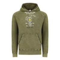 Vintage Olive military mr grenade is not our friend Vintage Hoodie - linhVisuals