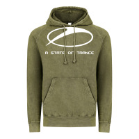 Vintage Olive #a state of trance radio Vintage Hoodie - linhVisuals