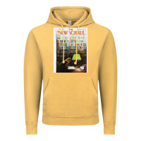 Vintage Mustard the new yorker 1973 Vintage Hoodie - linhVisuals