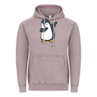 Vintage Zinc penguin dabbing funny Vintage Hoodie - linhVisuals