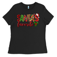 Black Santa's Favorite Ladies Tee - BundleAndBundleShop