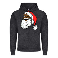 Black Santa Claus Christmas Vintage Hoodie | Teevron
