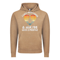 Vintage Coffee i like penguins and 3 people vintage Vintage Hoodie - linhVisuals