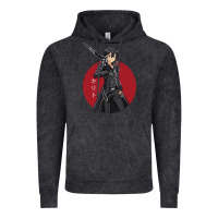 Vintage Black Sword art online -kirito Vintage Hoodie - linhVisuals