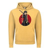 Vintage Mustard Sword art online -kirito Vintage Hoodie - linhVisuals