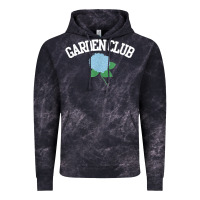 Cloud Black grandmillennial hydrangea style garden club Vintage Hoodie - linhVisuals
