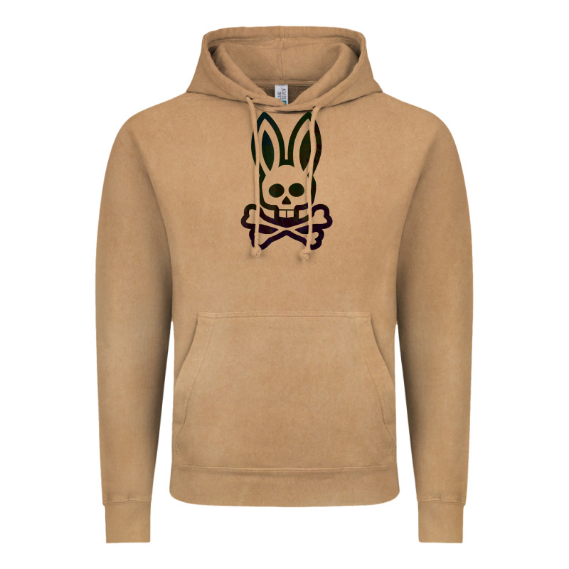 Psychedelic Bunny Easter Day, Qsycho Bunnies, Easter 2022 Vintage Hoodie by linhVisuals | Teevron