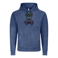 Vintage Denim psychedelic bunny easter day, qsycho bunnies, easter 2022 Vintage Hoodie - linhVisuals